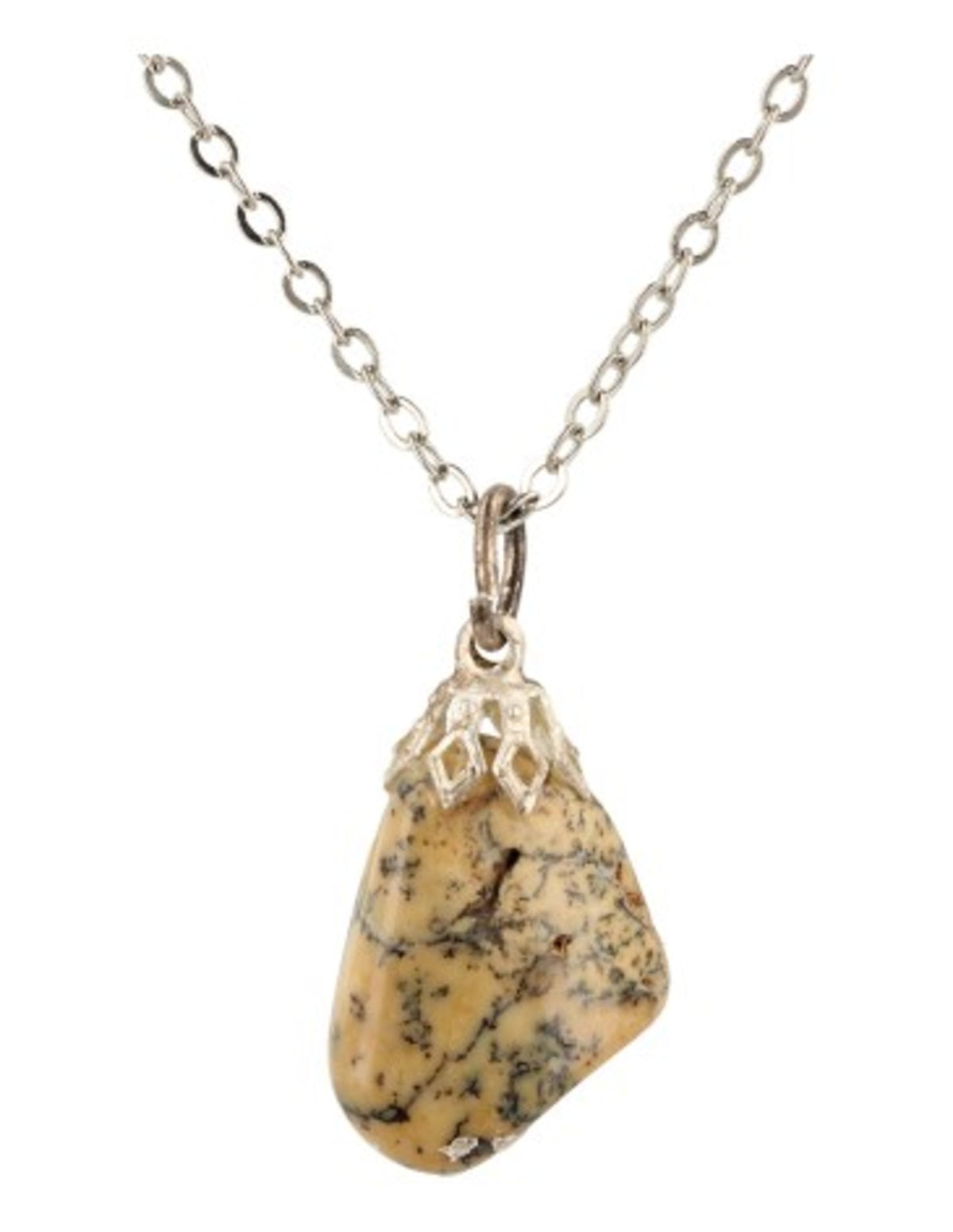 Opal hänge, dendritopal, jordfärger