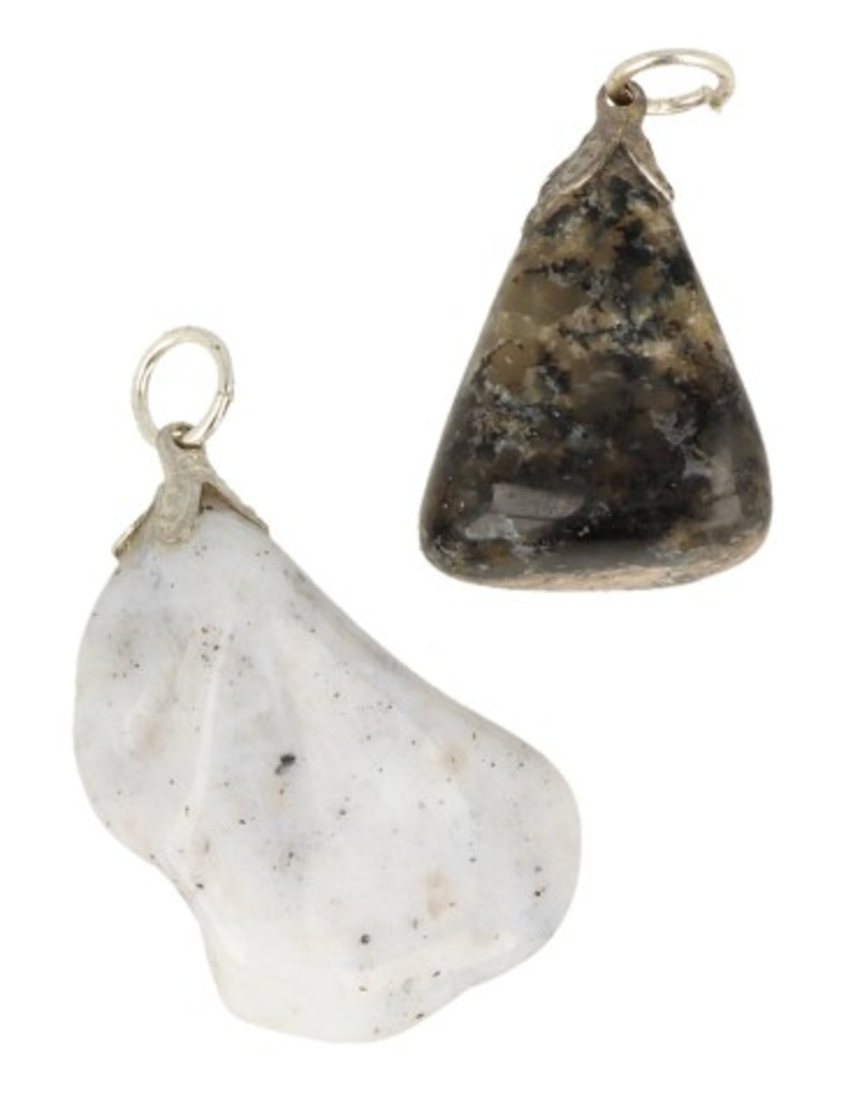 Opal hänge, dendritopal, jordfärger