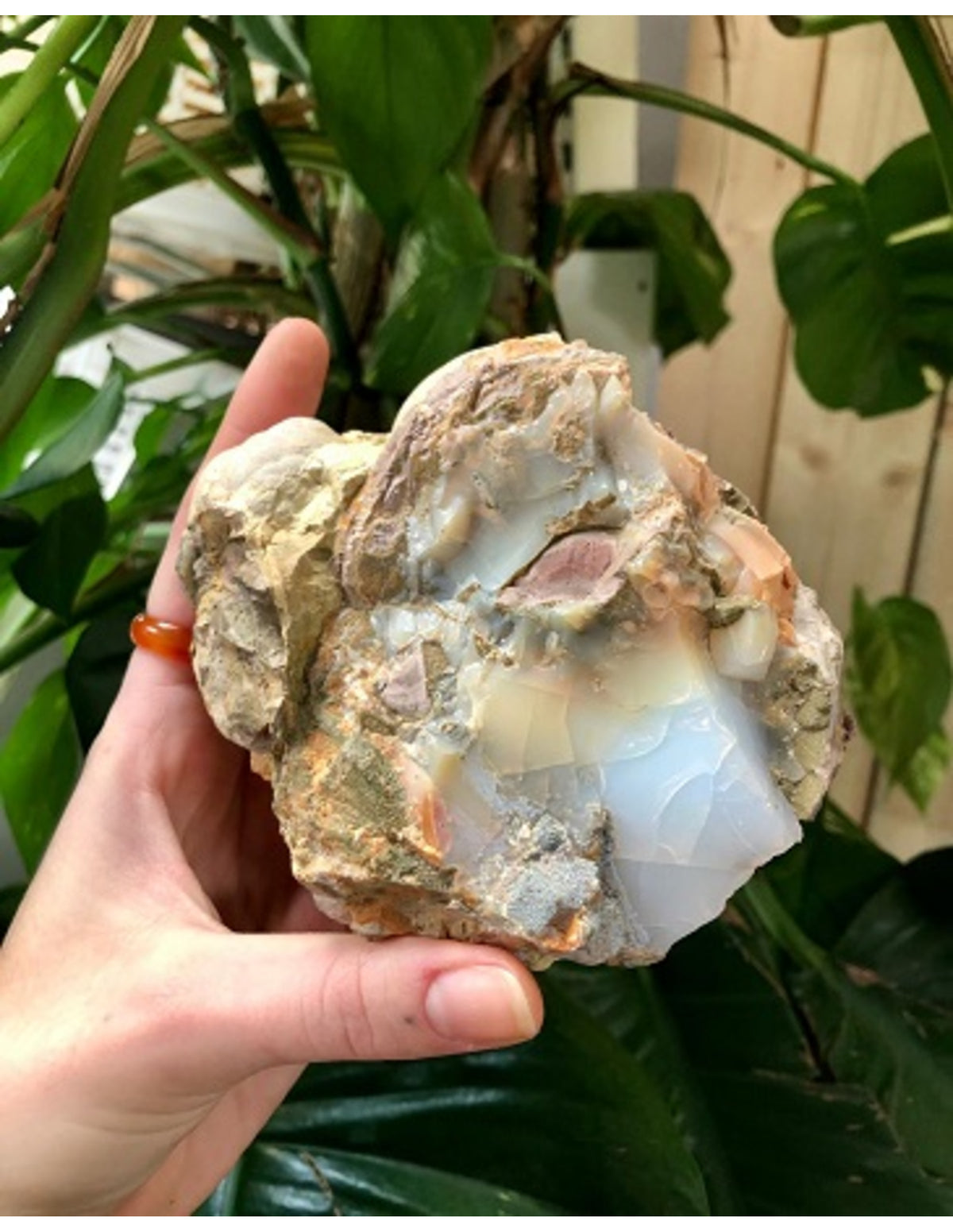 Opal rå sten från Australien, 12 x 9 x 7 cm, nr 2 (630 g)