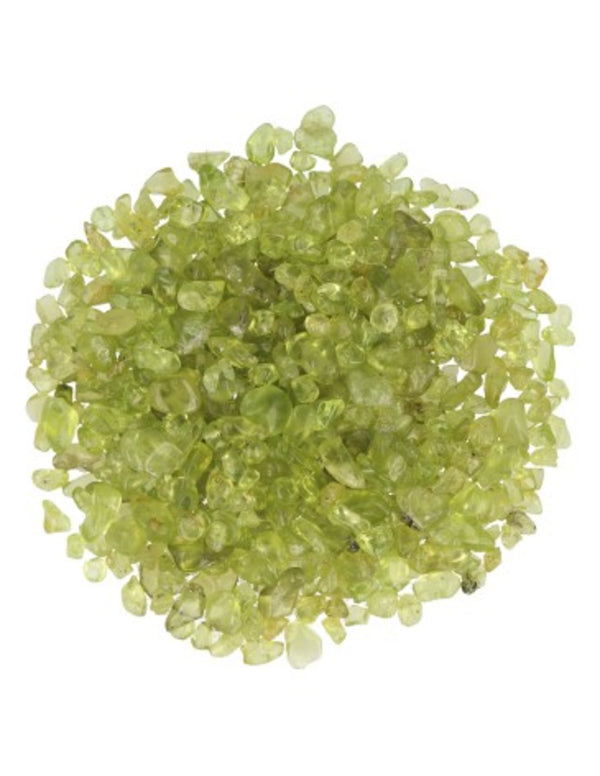 Peridot trumlade stenar, 20 g, cirka 20 stenar, 5 till 20 mm