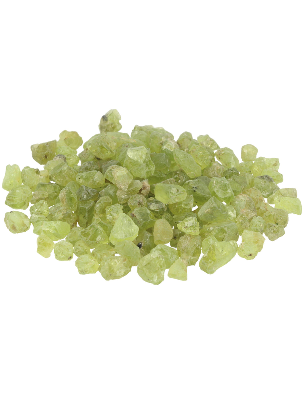 Peridot råa stenar i A-kvalitet från Afghanistan, 50 g