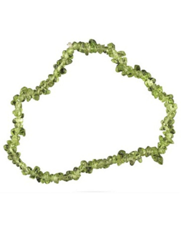 Peridot armband med splitstenar, 5 till 10 mm