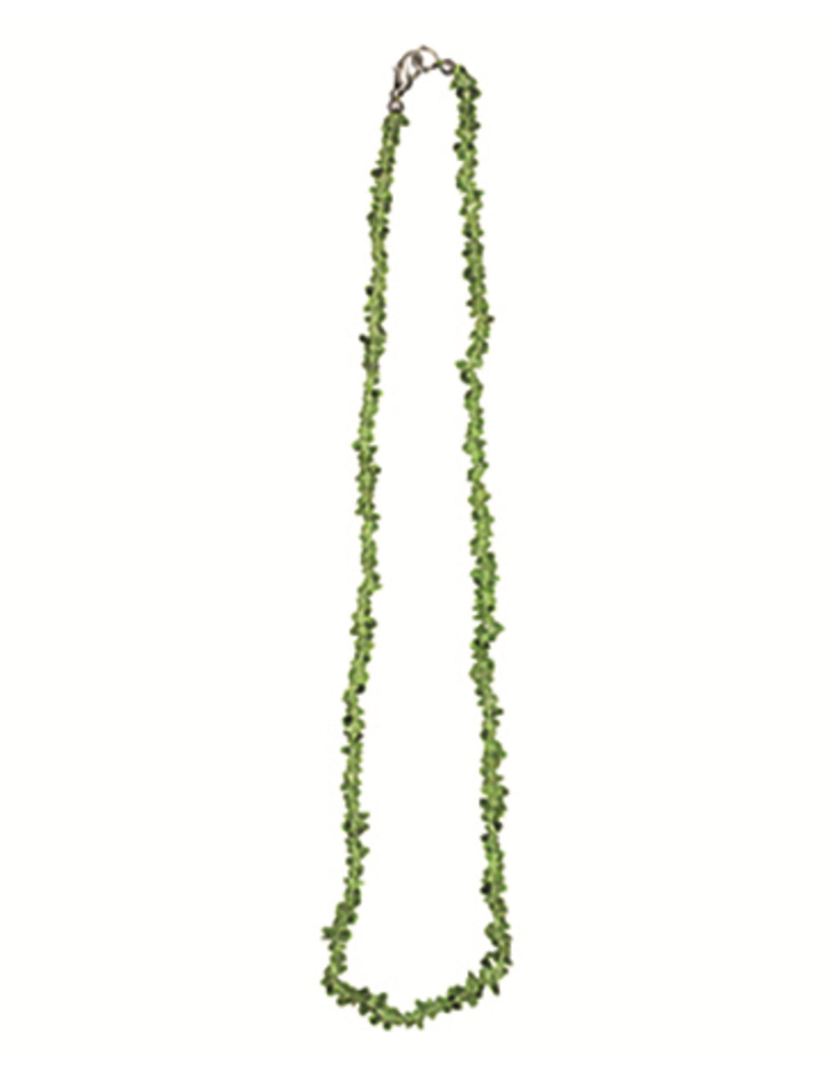 Peridot halsband med splitstenar, 5 till 10 mm, 45 cm