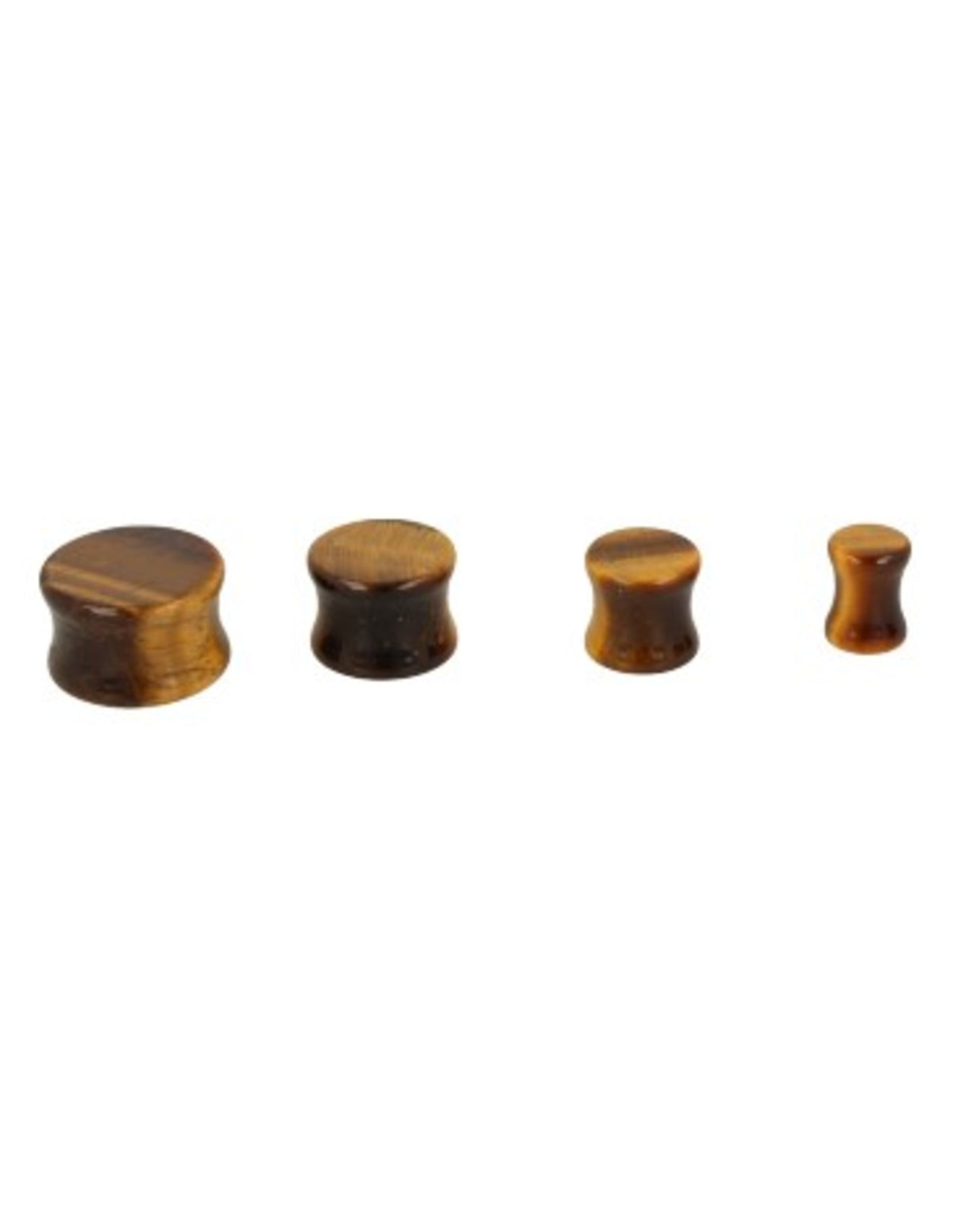 Röd jaspis plug 8 mm för öronpiercing