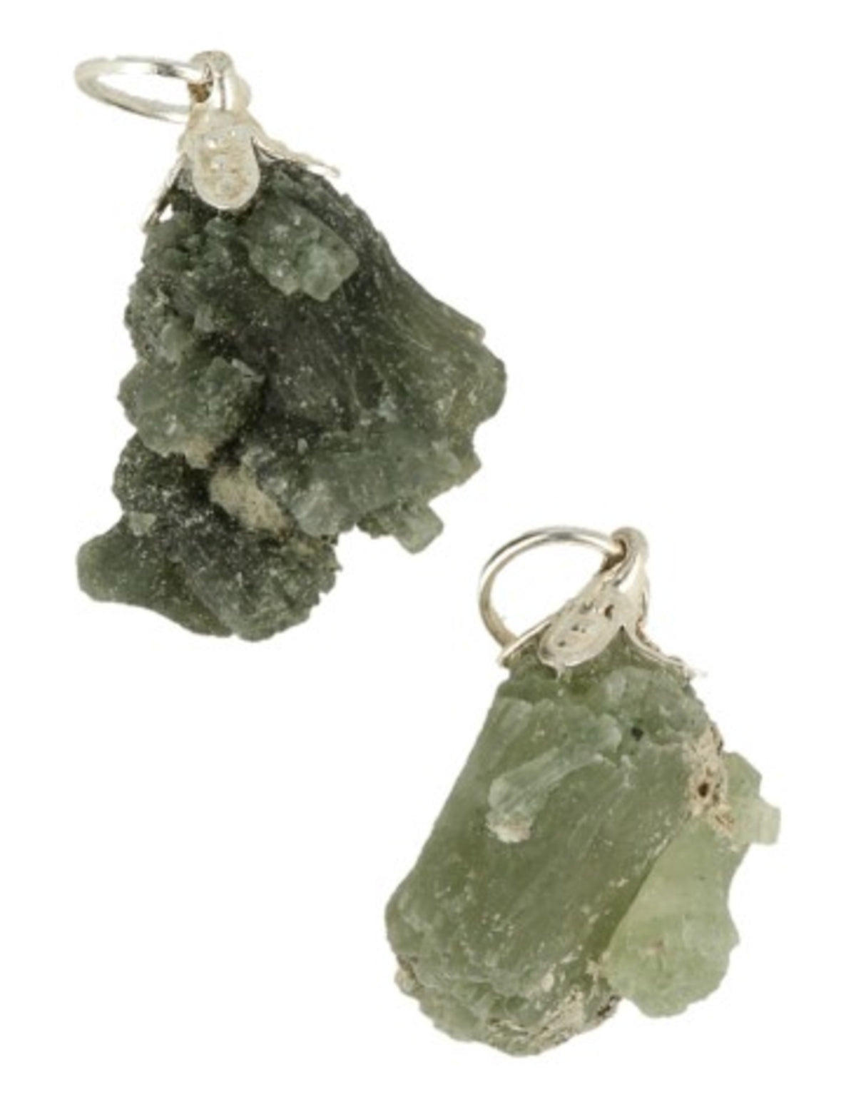Prehnit hänge, kristalliserad, 1 till 2 cm