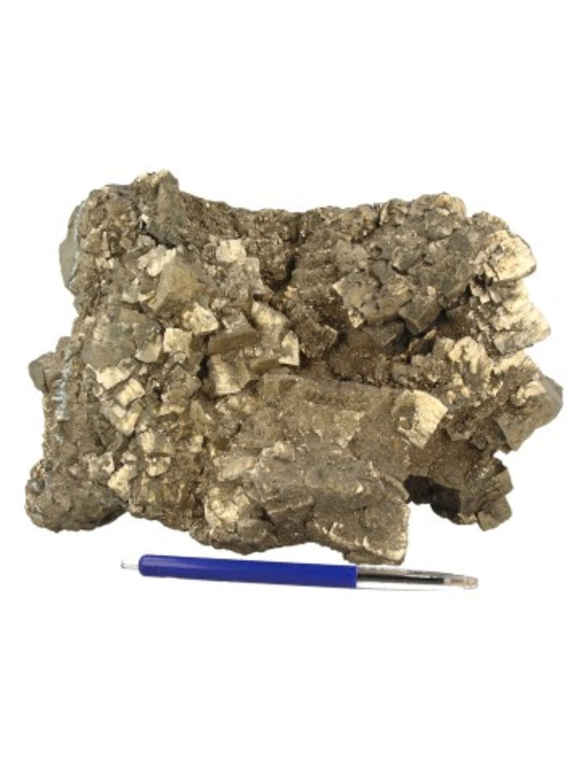 Pyrit kristall, rå, 11,13 kg, 24 x 16 x 12 cm, nr 2