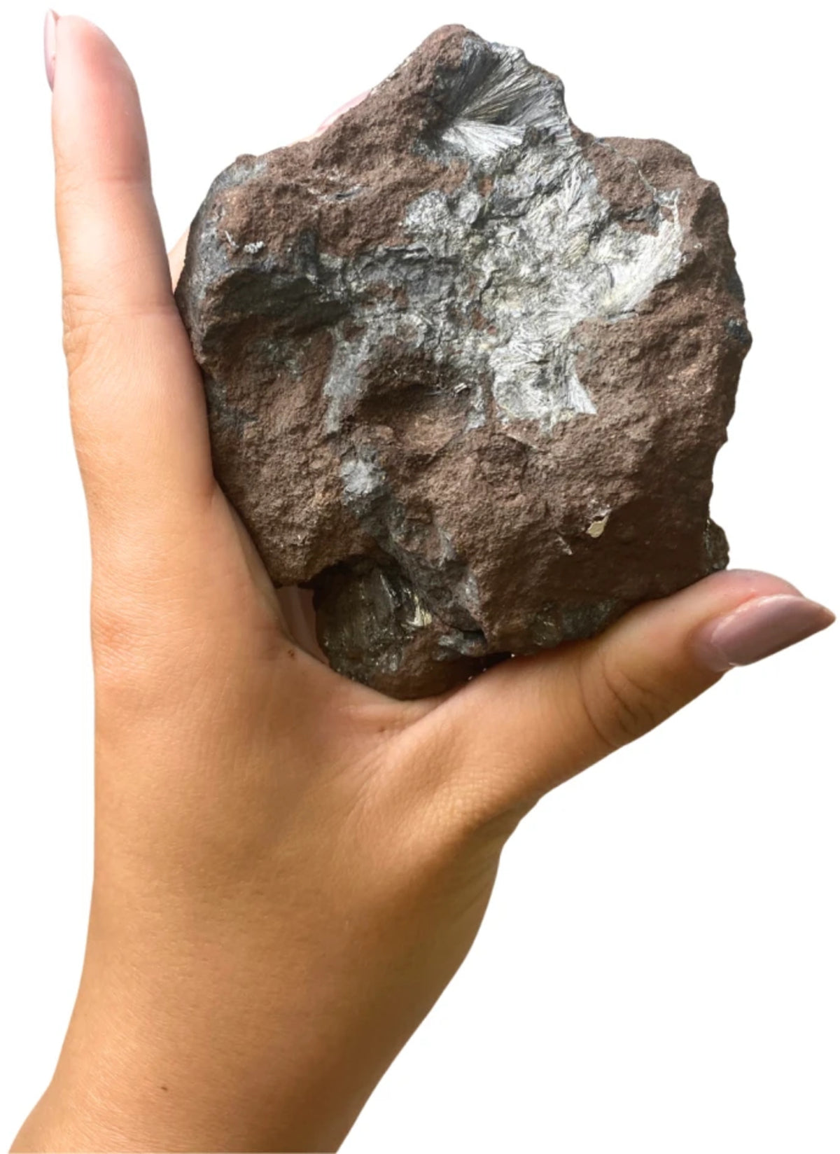 Pyrolusit kristall, rå, 8,6 cm, nr 17