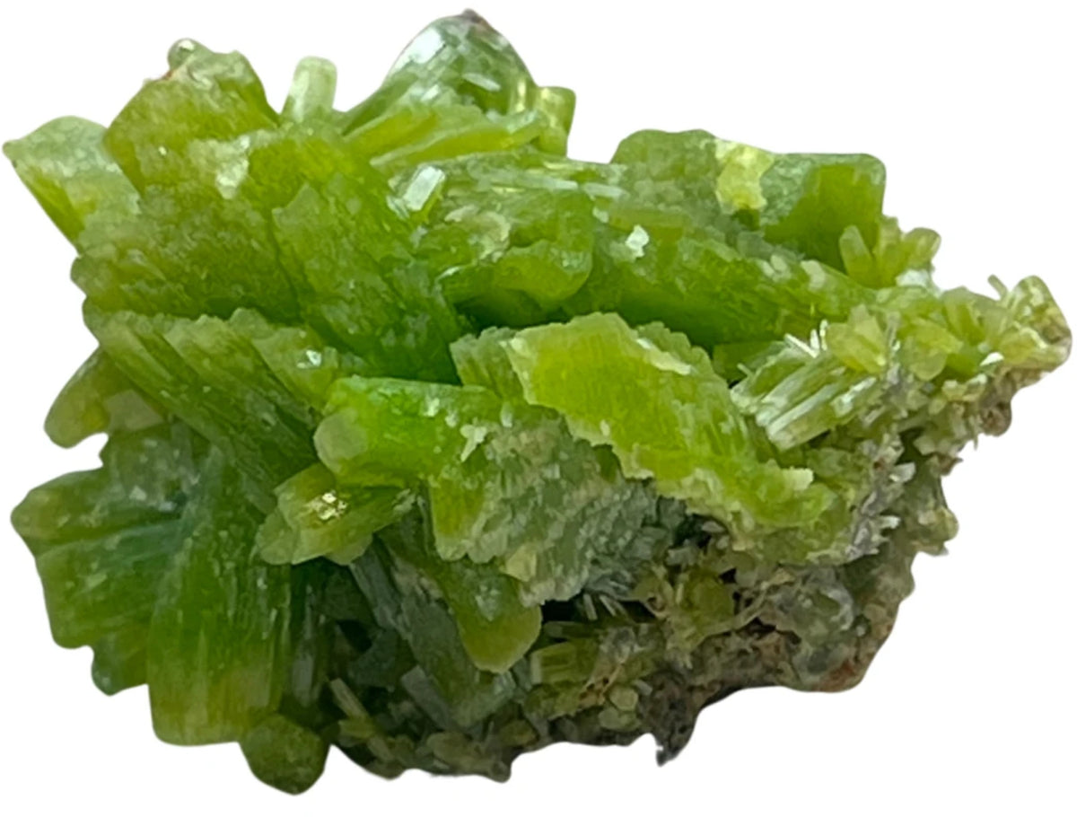 Pyromorfit kristall, rå, grön, 60 g, nr 3