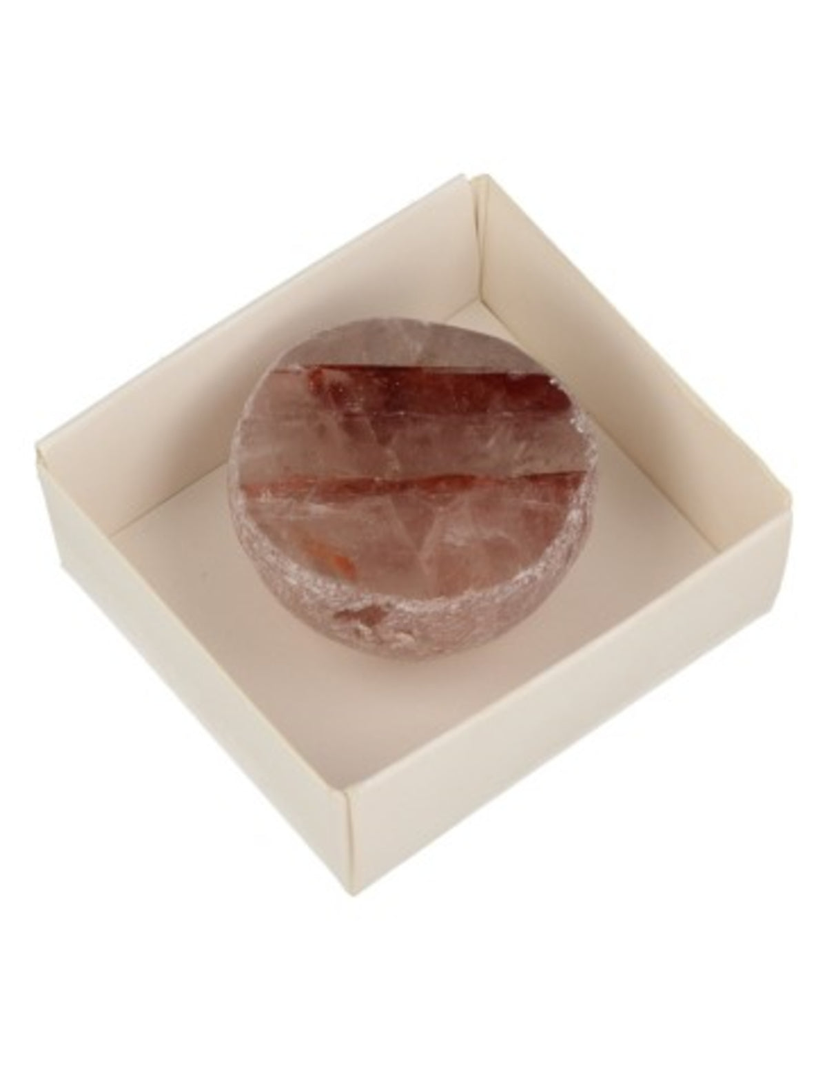 Red healer kvarts ägg, delvis polerat, 3 till 4 cm