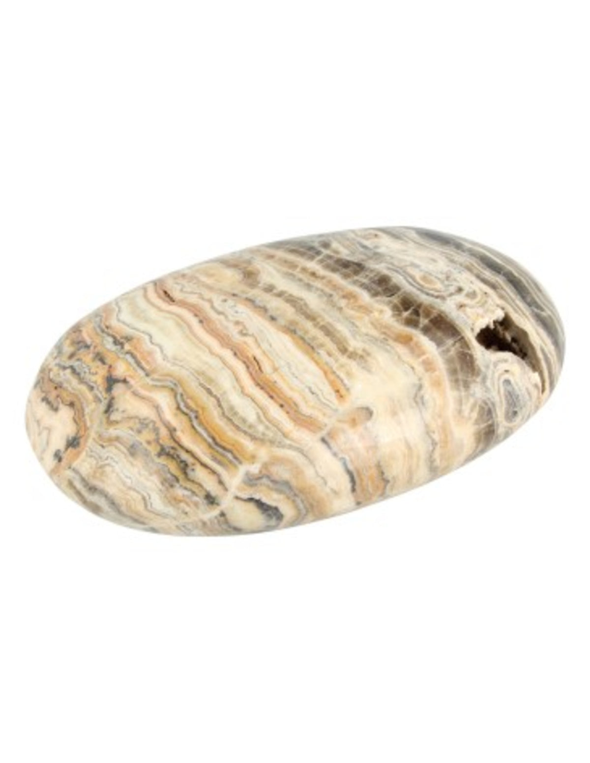 Aragonit zebra handsten, jätte, 17 x 11 x 5 cm, nr 4