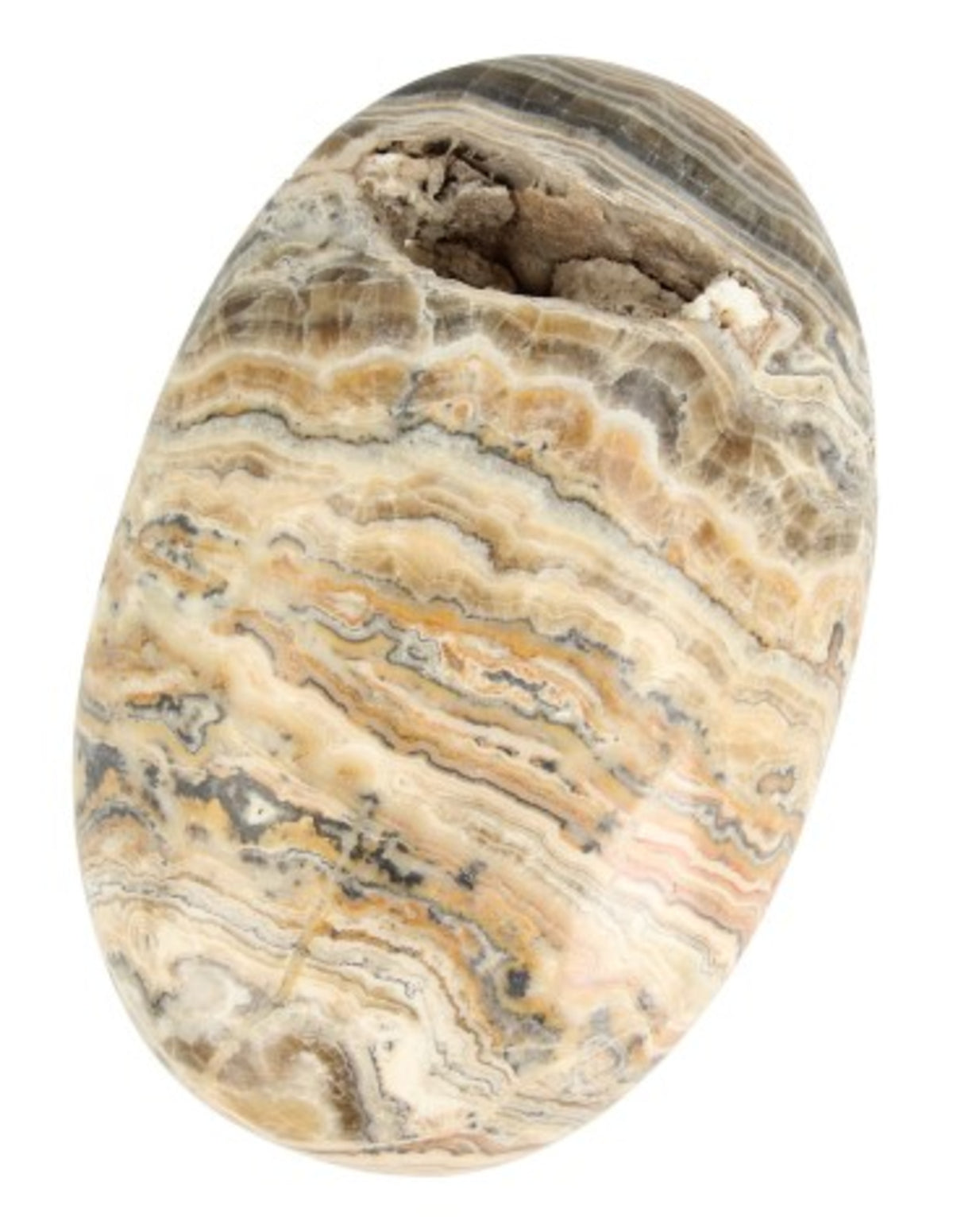 Aragonit zebra handsten, jätte, 17 x 11 x 5 cm, nr 4