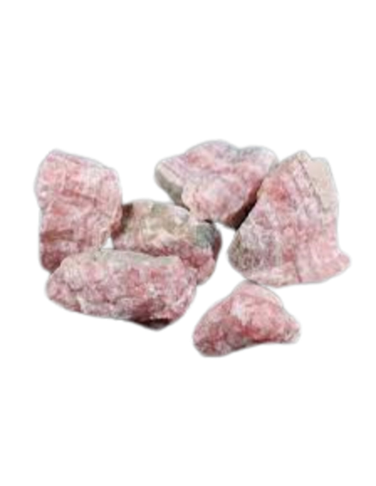 Rodokrosit rå bit, 10 till 30 g, 1 till 2 cm