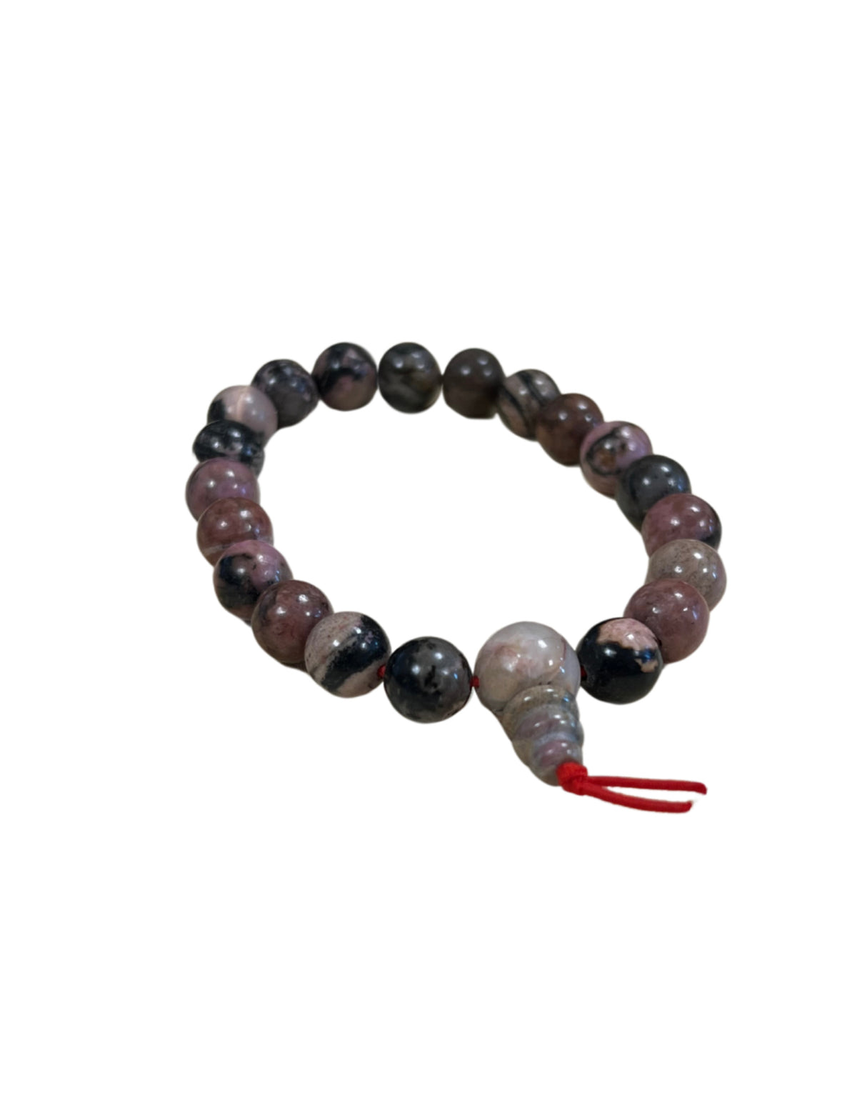Rodonit armband, powerbead 8 mm, 18 cm