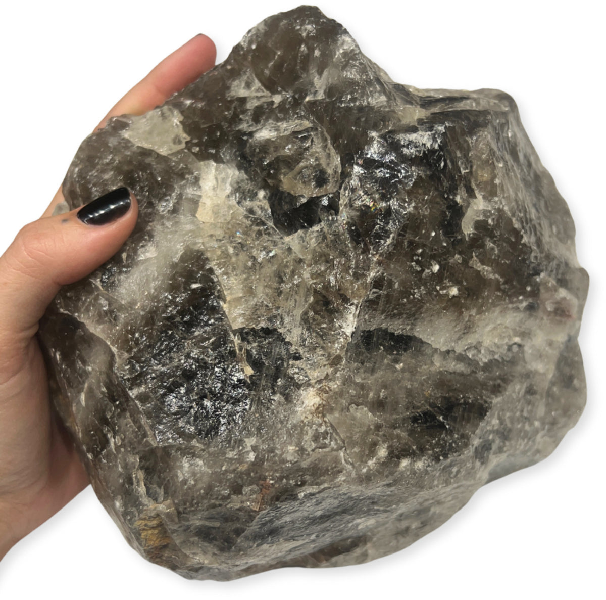 Rökkvarts kristall, rå AB-kvalitet, 4,5 kg, nr 5