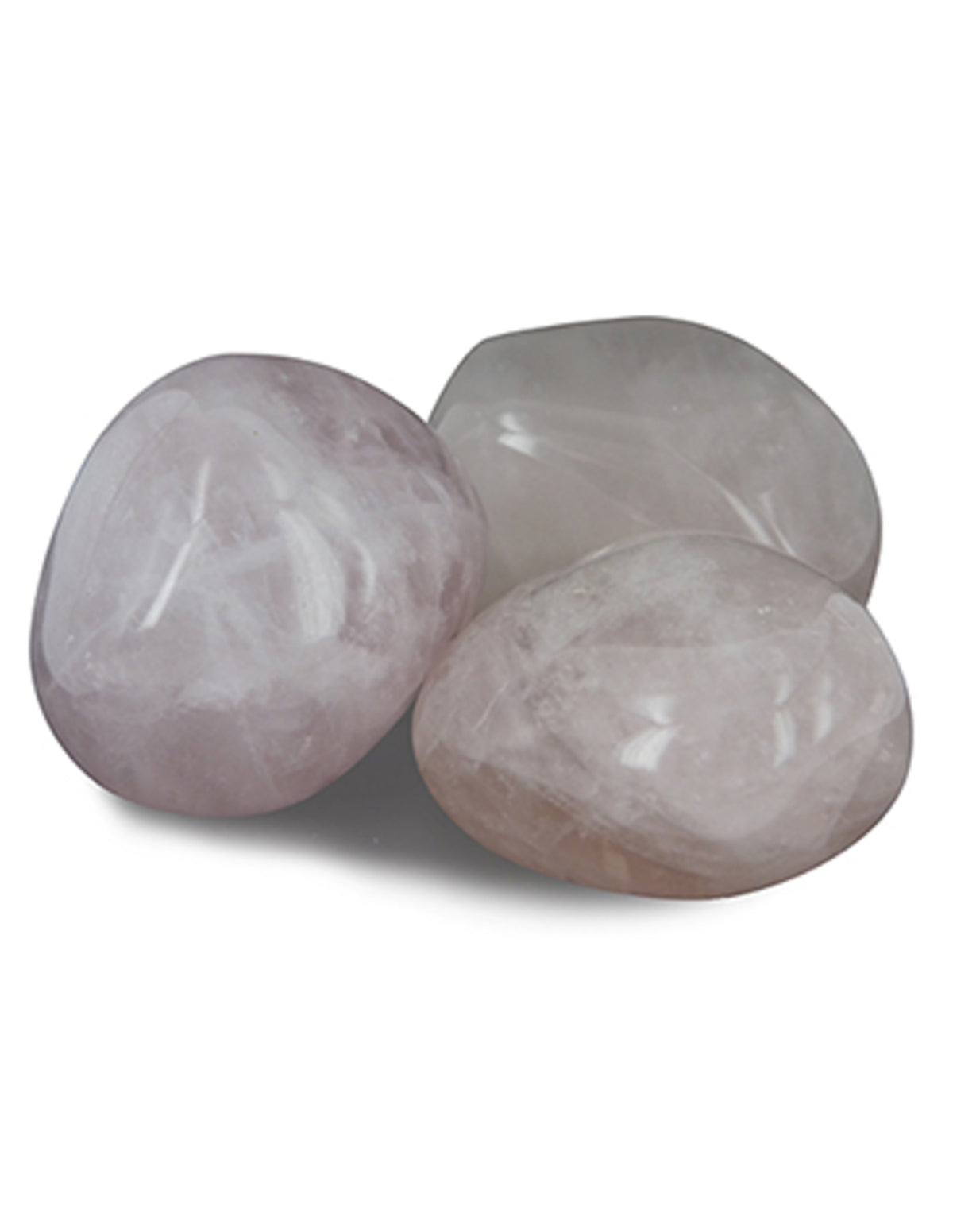 Rosenkvarts trumlade stenar, 2 till 4 cm, från Brasilien, 250 g, B-kvalitet