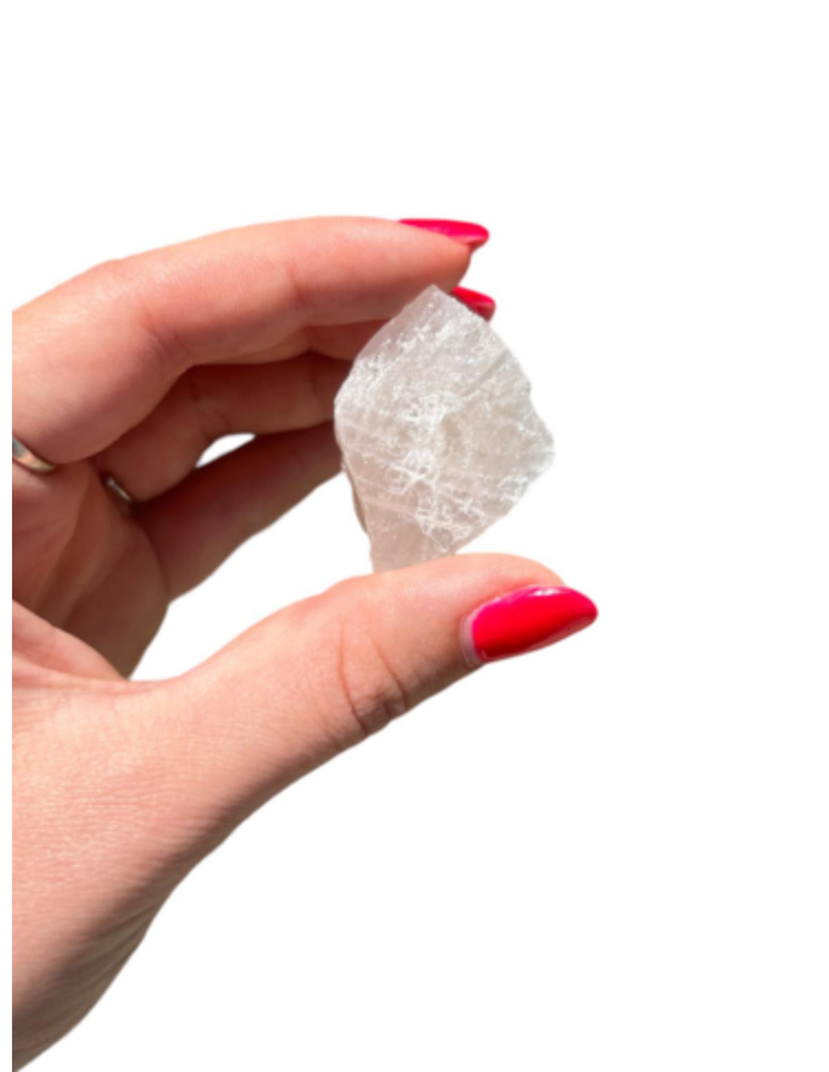 Rosenkvarts råa bitar från Brasilien, 3 till 5 cm, 250 g