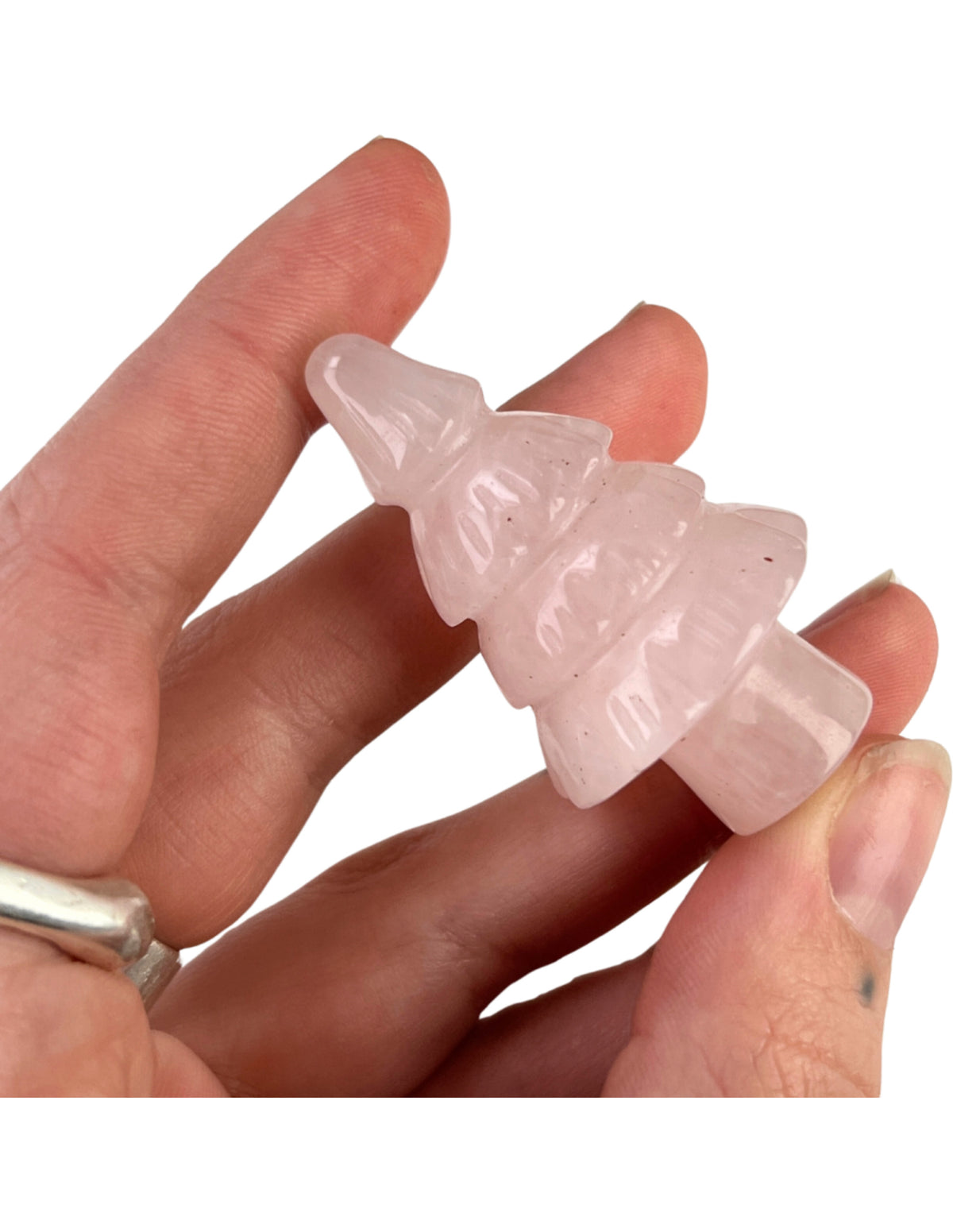 Rosenkvarts julgran, 5 cm, 3 g