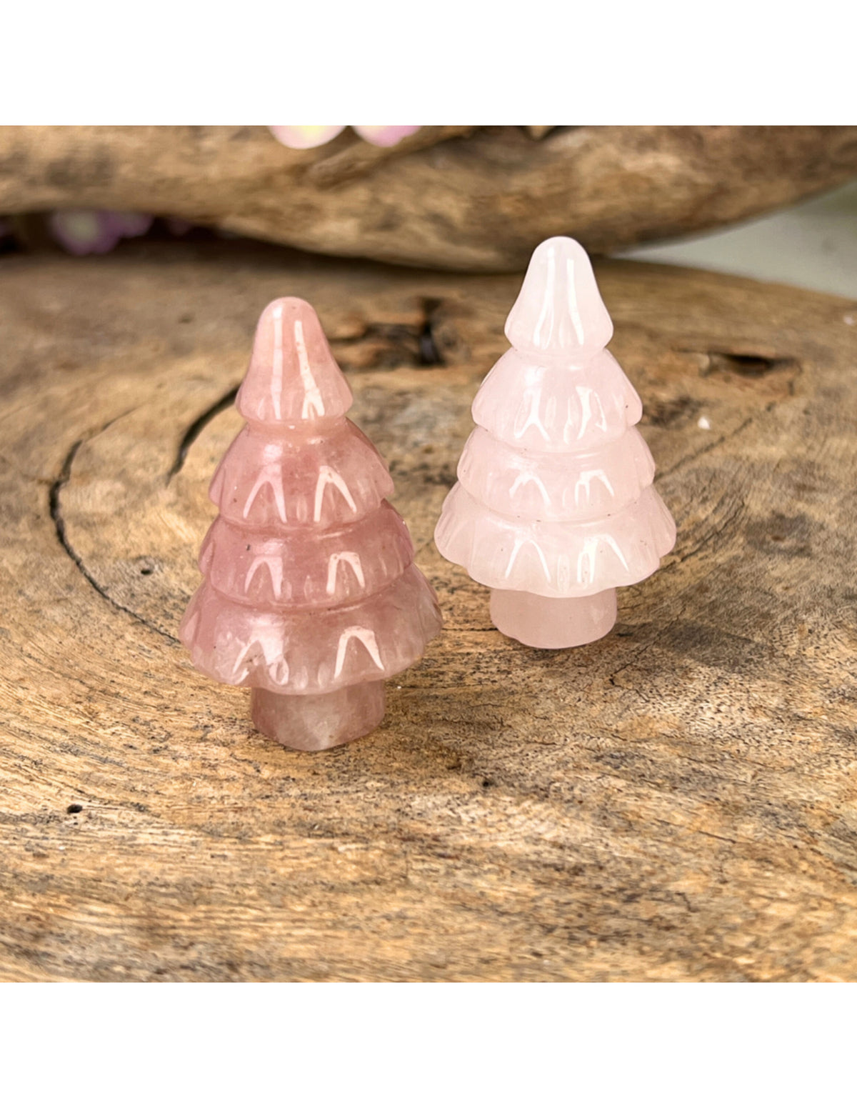 Rosenkvarts julgran, 5 cm, 3 g