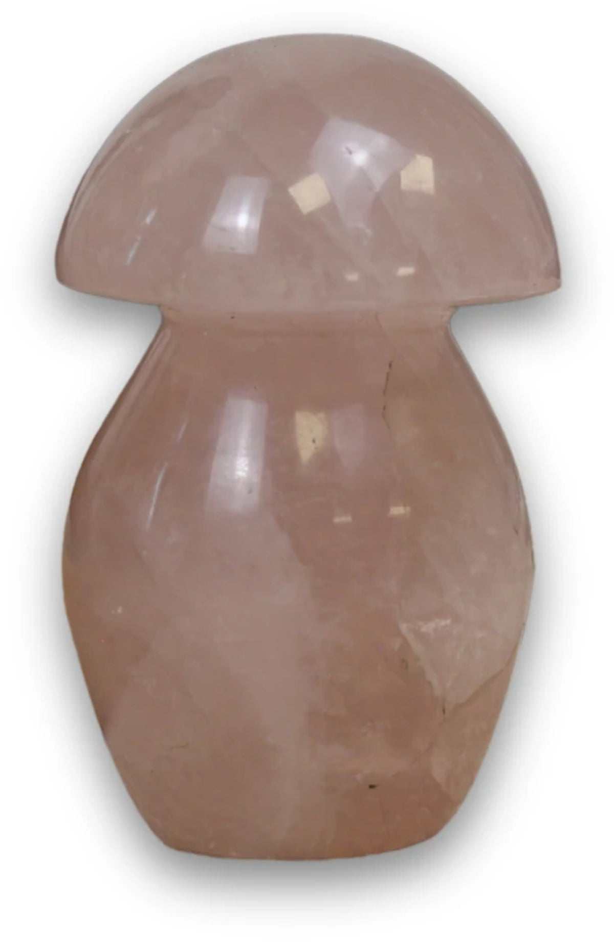 Rosenkvarts svamp, nr 3, 7,4 cm (215 g)