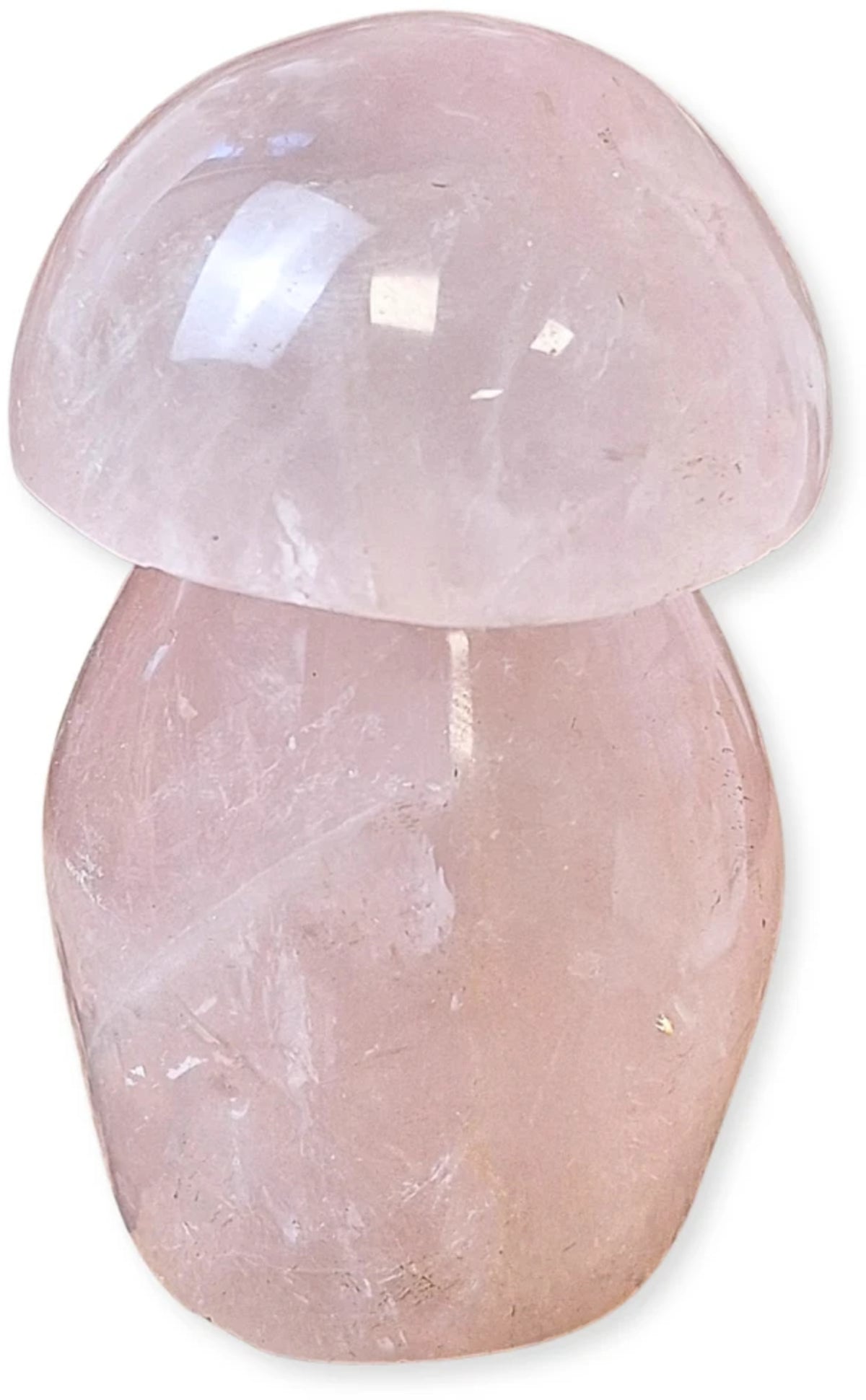 Rosenkvarts svamp, nr 10, 7,3 cm