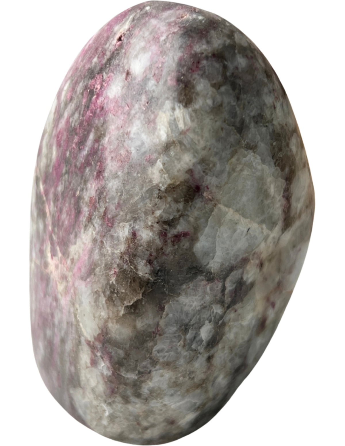 Rubellit i månsten skulptur, Madagaskar, nr 6 (534 g)