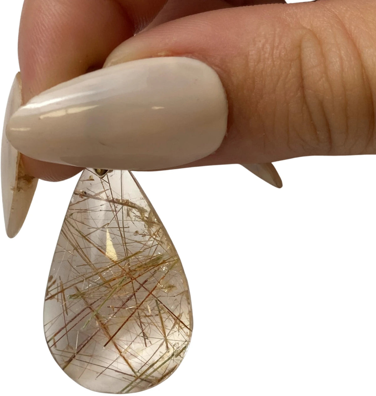 Rutilkvarts hänge, 2,9 cm, 5 g, per styck