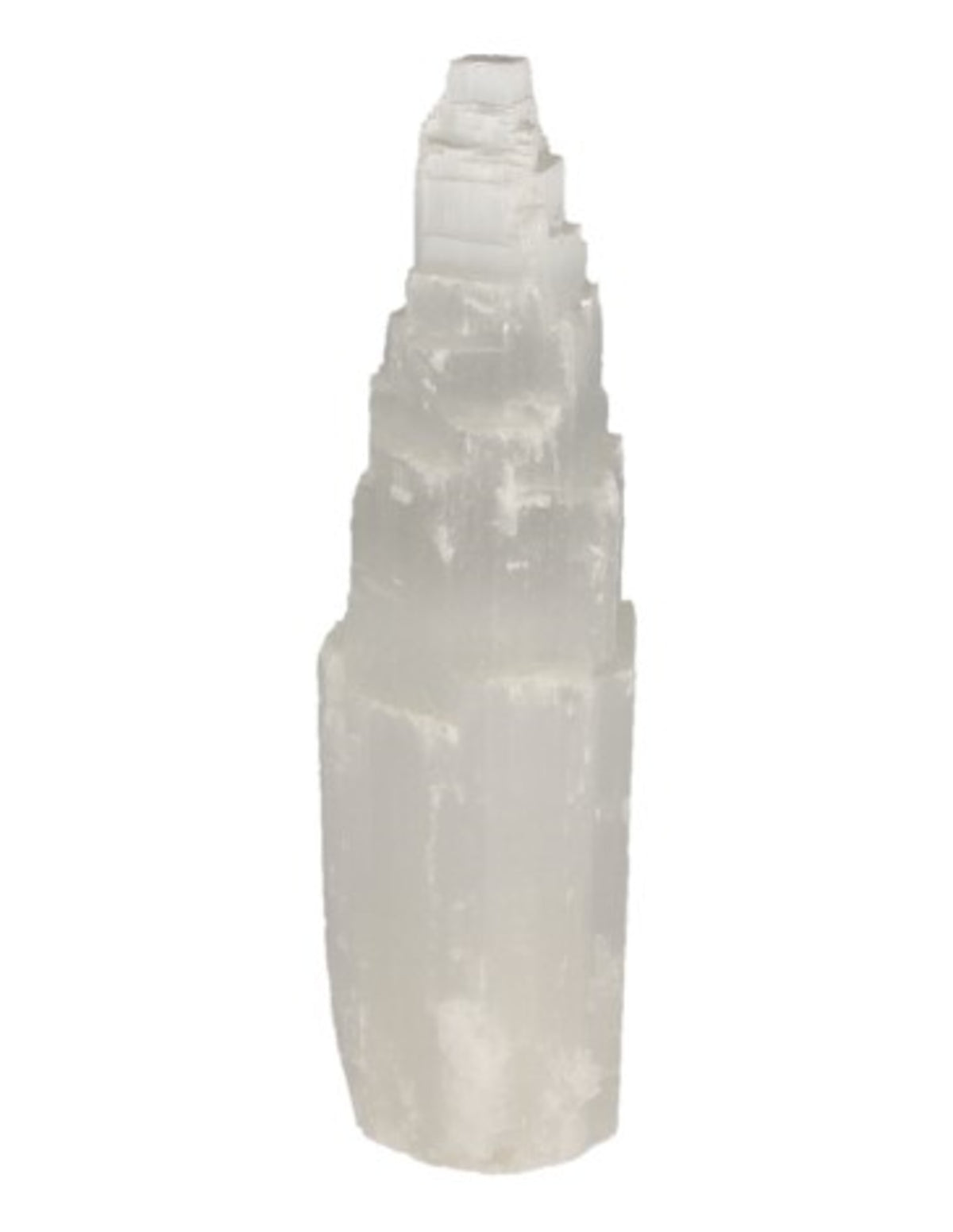Selenit isberg, vit, från Marocko, 30 cm