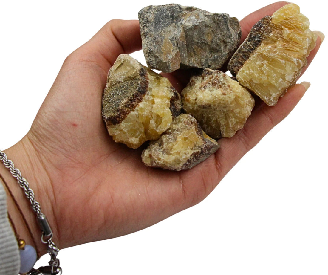 Septarie råa bitar från Madagaskar, 2 till 5 cm, 250 g