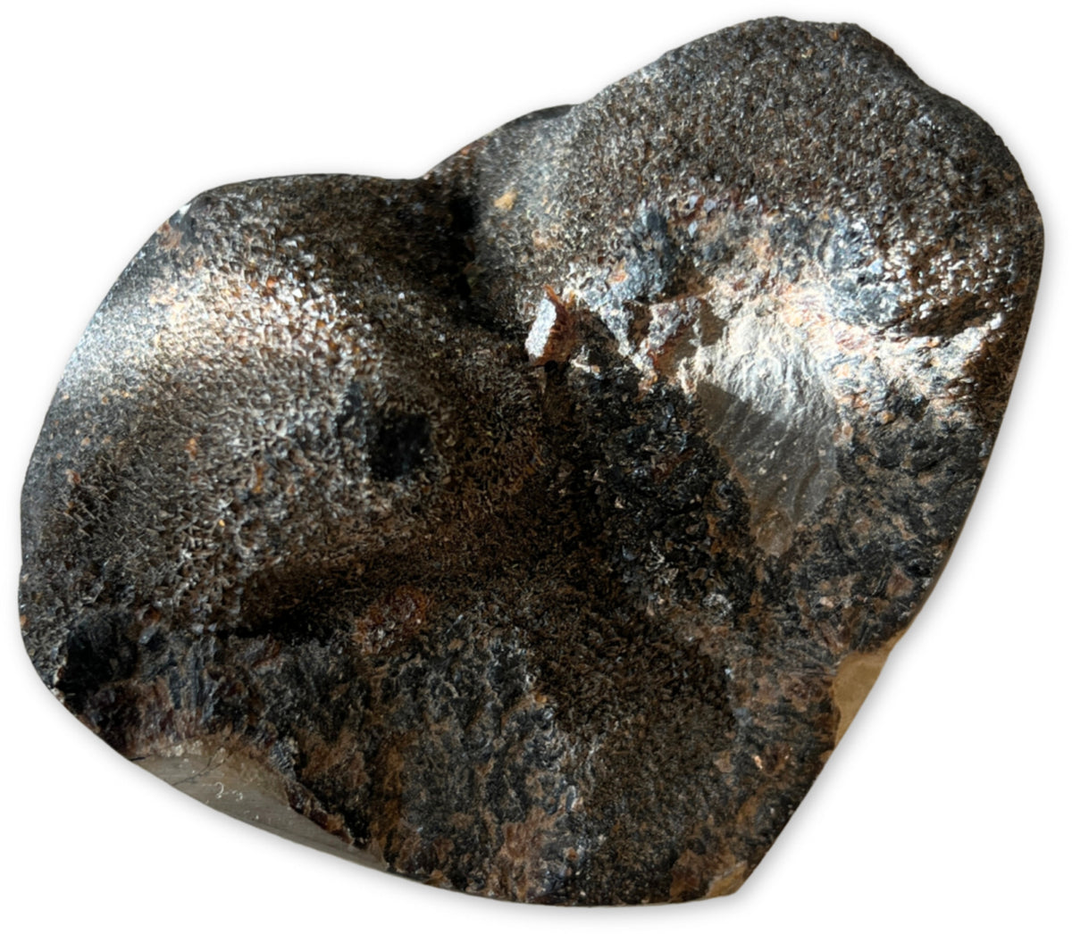 Septarie hjärta, delvis polerad, 790 g, nr 7