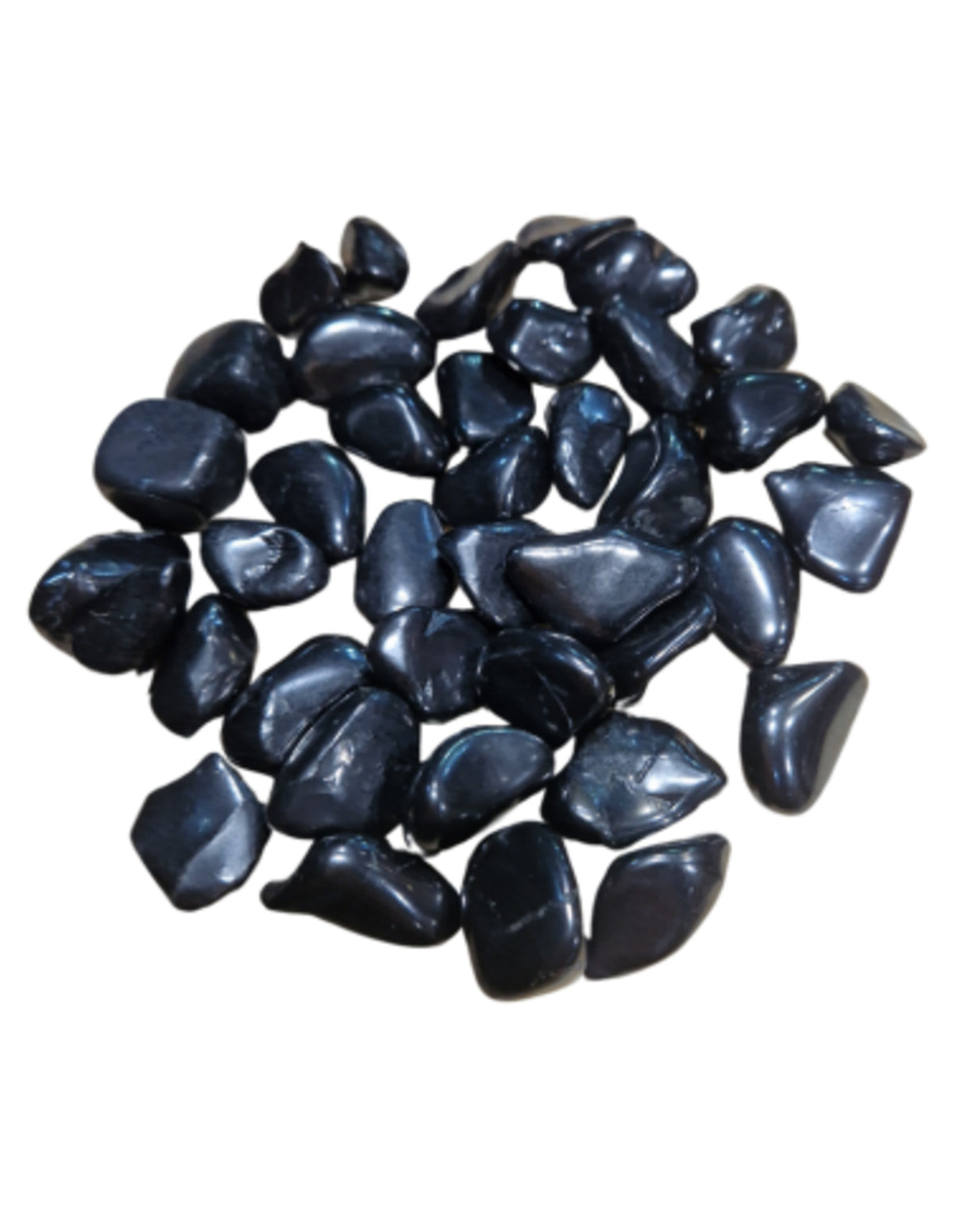 Shungit trumlade stenar, från Ryssland, 250 g