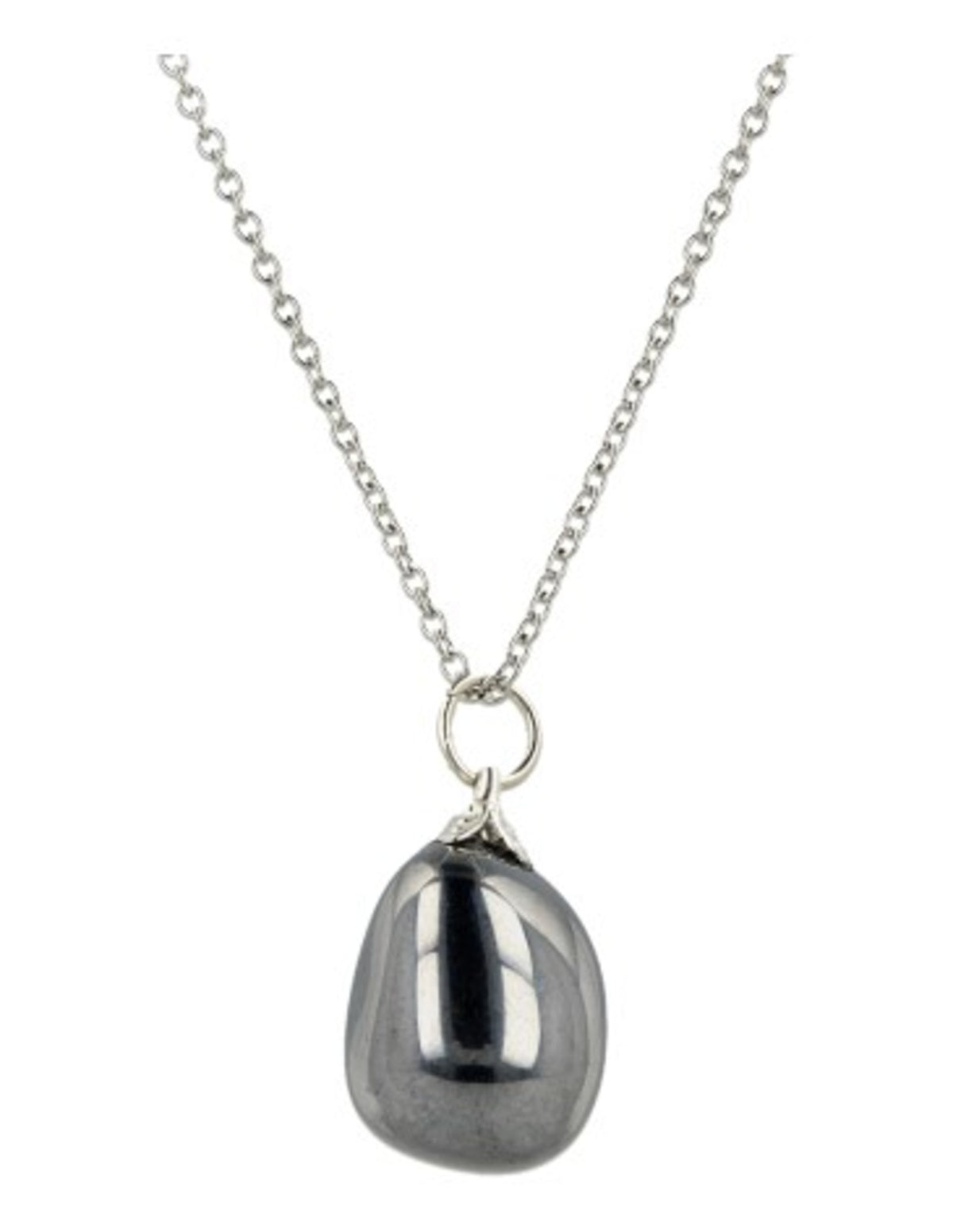 Kisel hänge, silvergrått, 1,5 cm