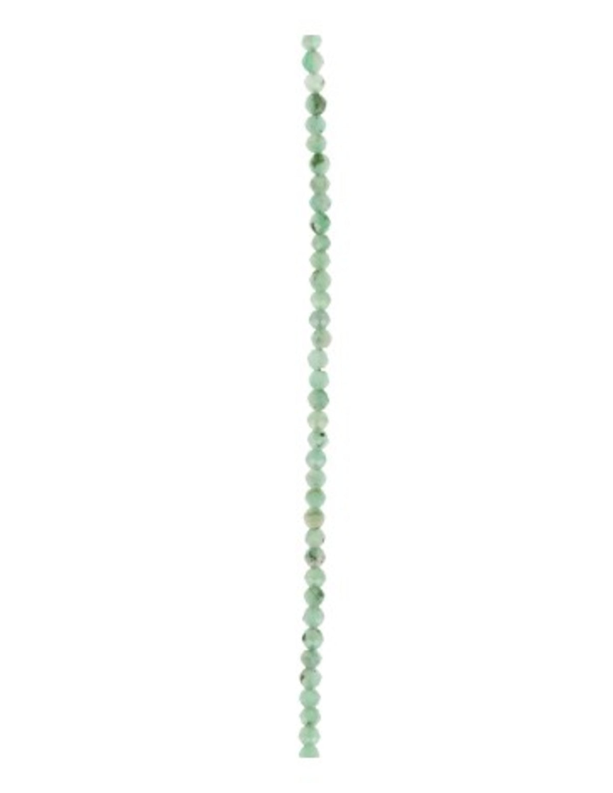 Smaragd halsband med fasettslipade stenar, 44 cm