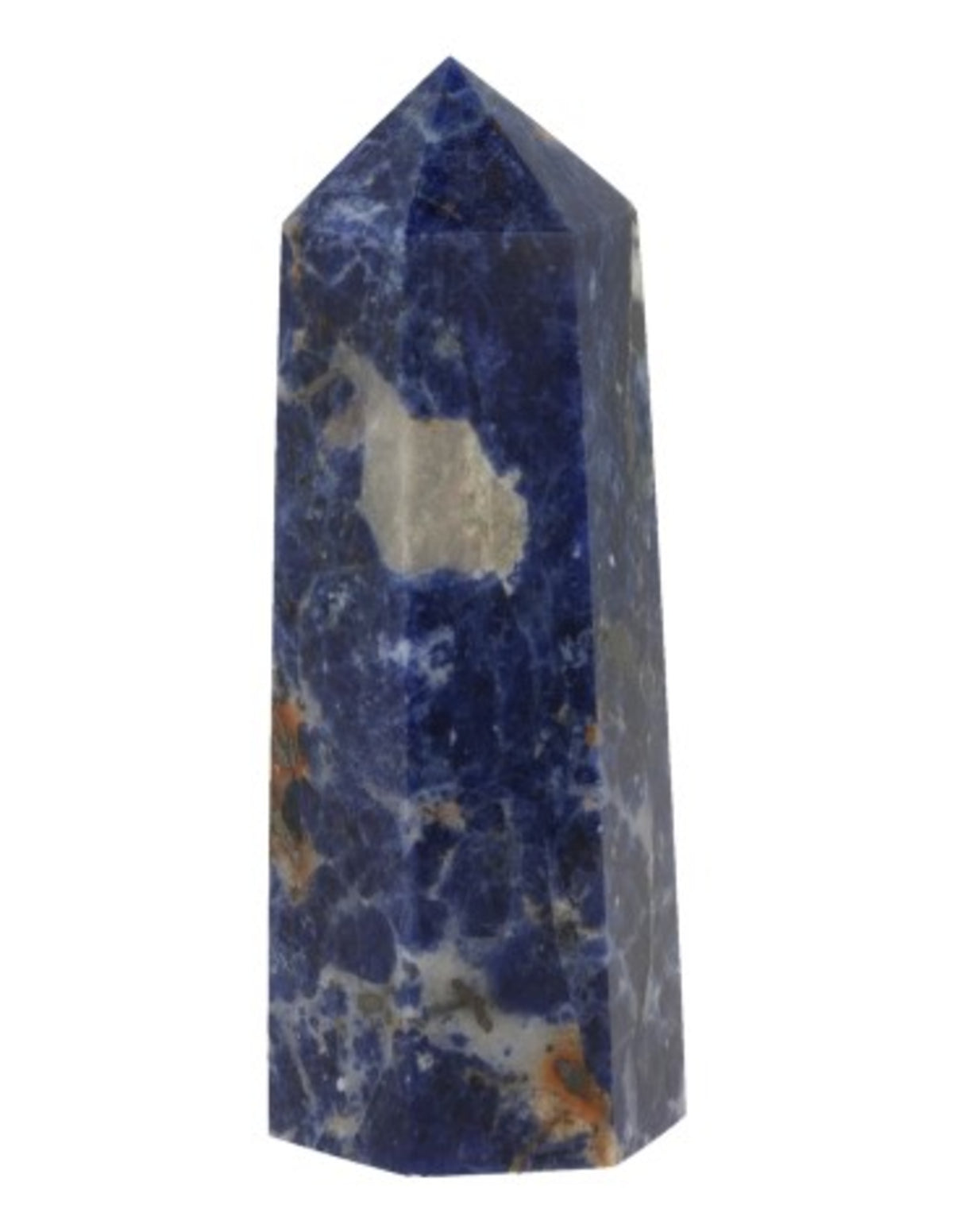 Sodalit spets, 7 till 8 cm (100 till 125 g)