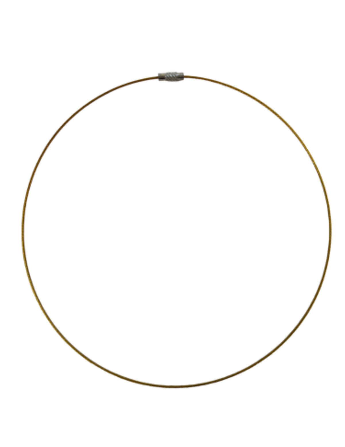 Halsspang, guldfärgad, 45 cm, vridlås