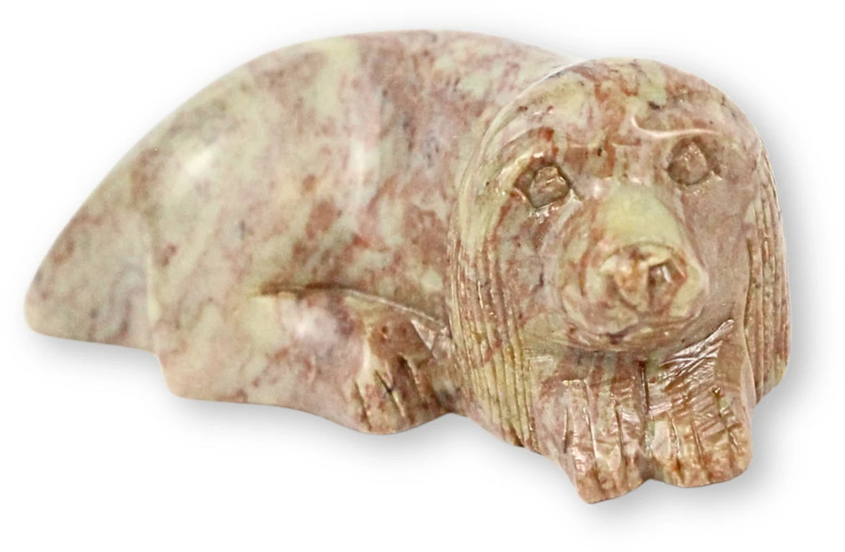 Täljsten spaniel, liggande, 5,6 cm