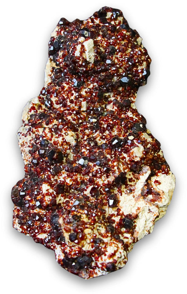Spessartin på matrix, rå kristall, nr 03 (0,49 kg)