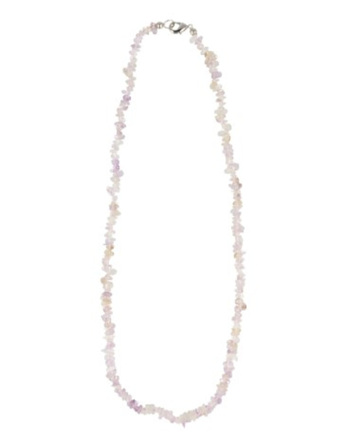 Ametrin halsband med splitstenar, smalt, 45 cm