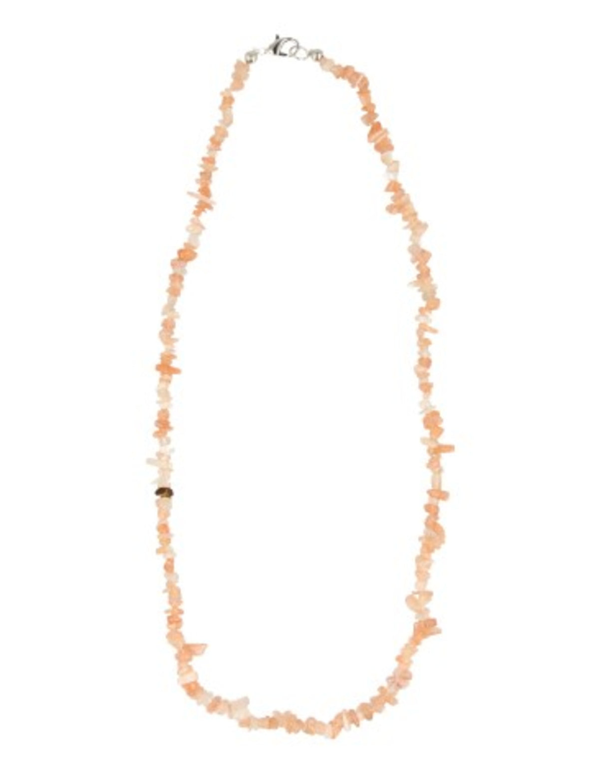 Solsten halsband, smalt, splitstenar 5 till 10 mm, 45 cm