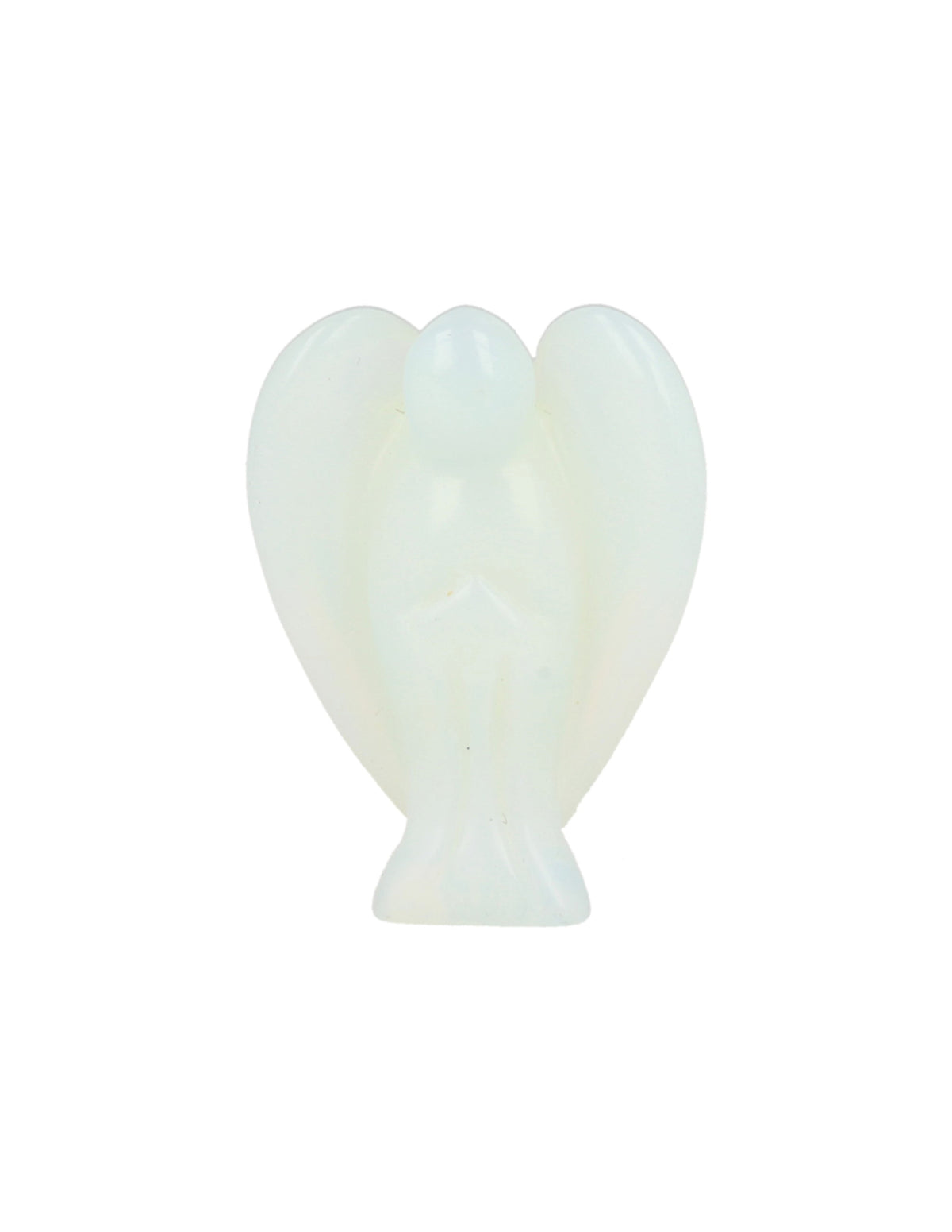 Opalit ängel (glas), stående, 3,5 cm