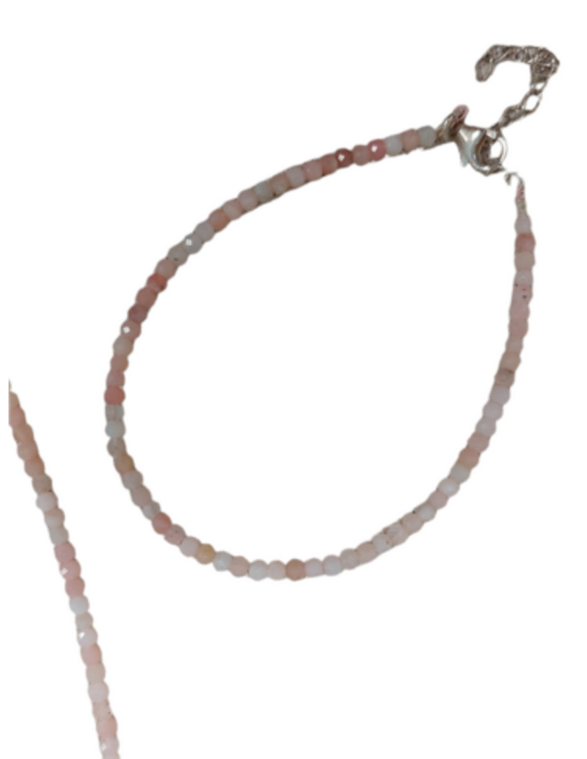 Opal armband, Summer vibes, rosa Andesopal, 17 till 20 cm
