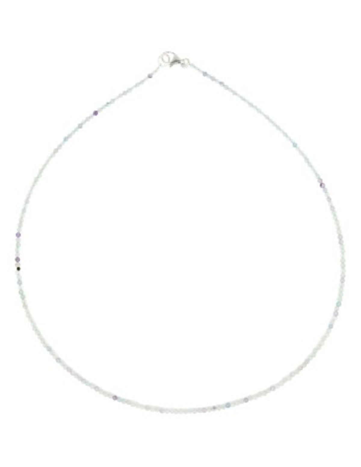 Fluorit halsband, Summer Vibes, 44 cm
