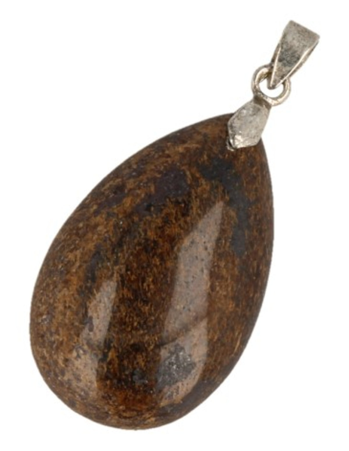 Bronsit hänge, droppformat, 2,5 cm