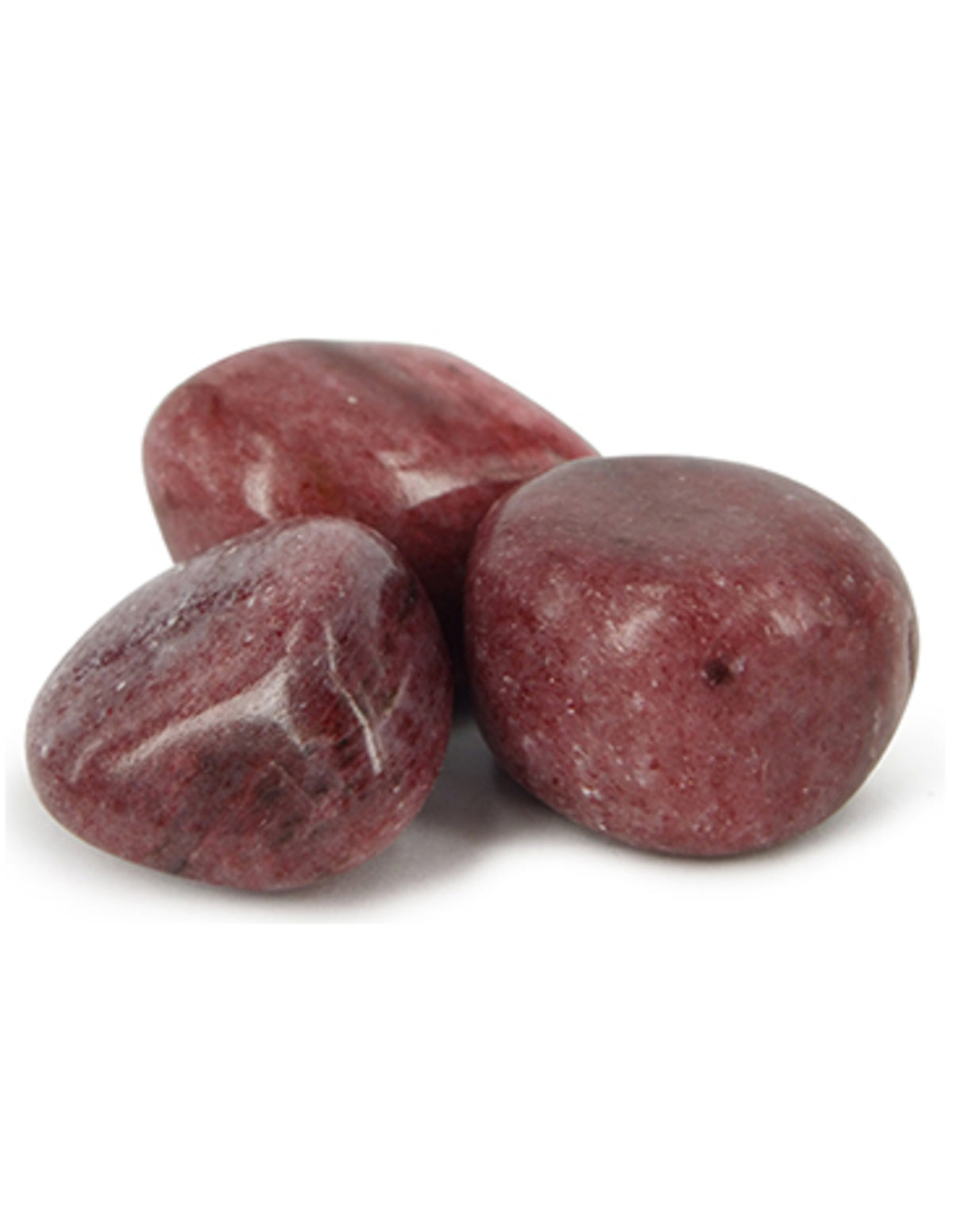 Thulit trumlade stenar, rosa, från Norge, 500 g, A-kvalitet