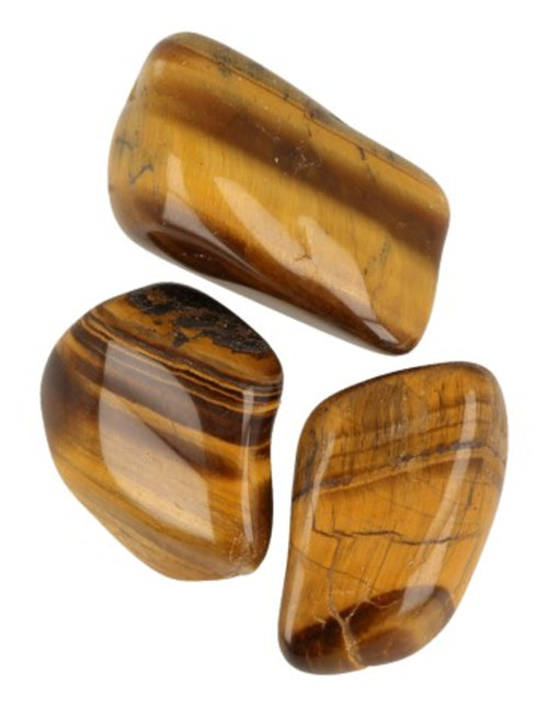 Tigeröga trumlade stenar, 50 g, ca 3 stenar