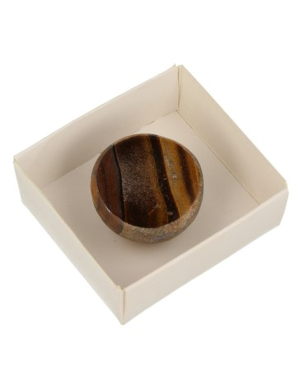 Tigeröga ägg, delvis polerat, 2 till 3 cm