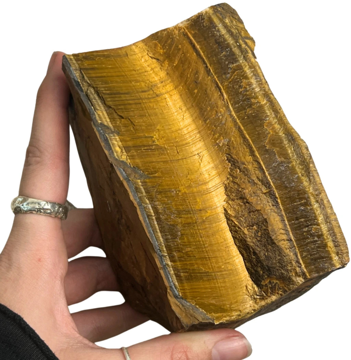 Tigeröga rå kristall, nr 03 (1,55 kg)