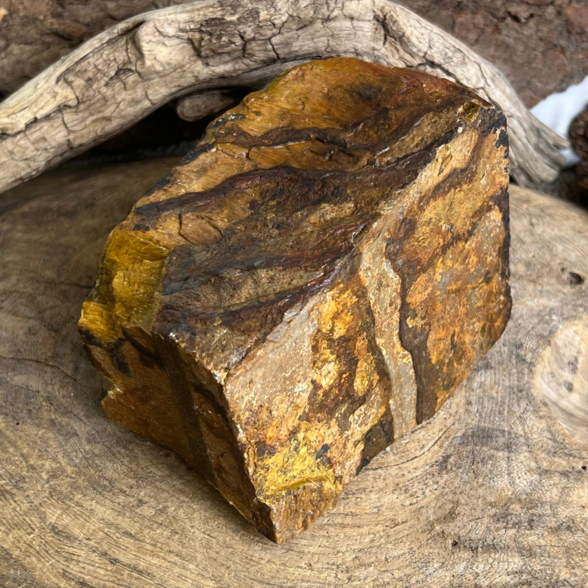 Tigeröga rå kristall, nr 03 (1,55 kg)