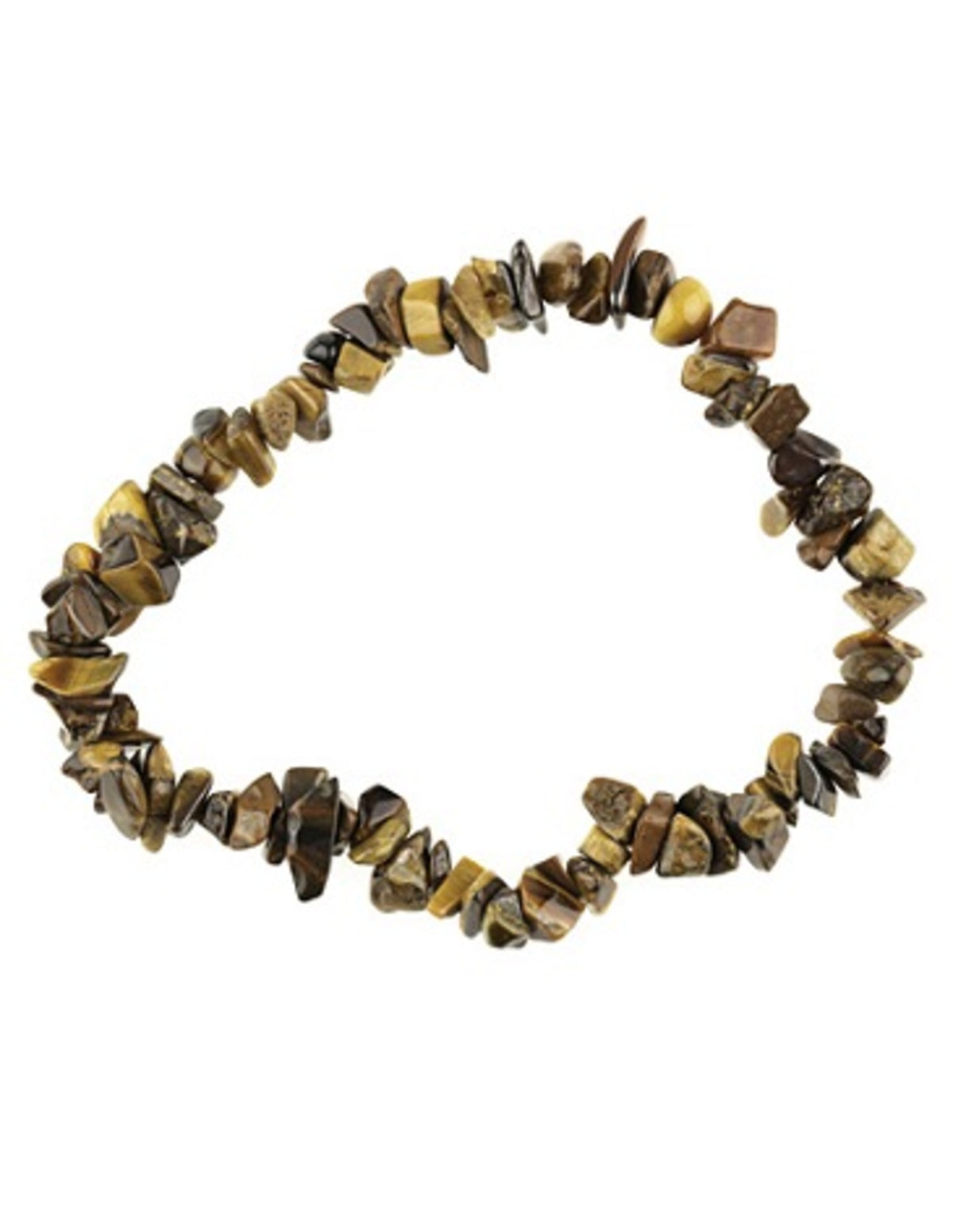 Tigeröga armband med splitstenar, 5 till 10 mm