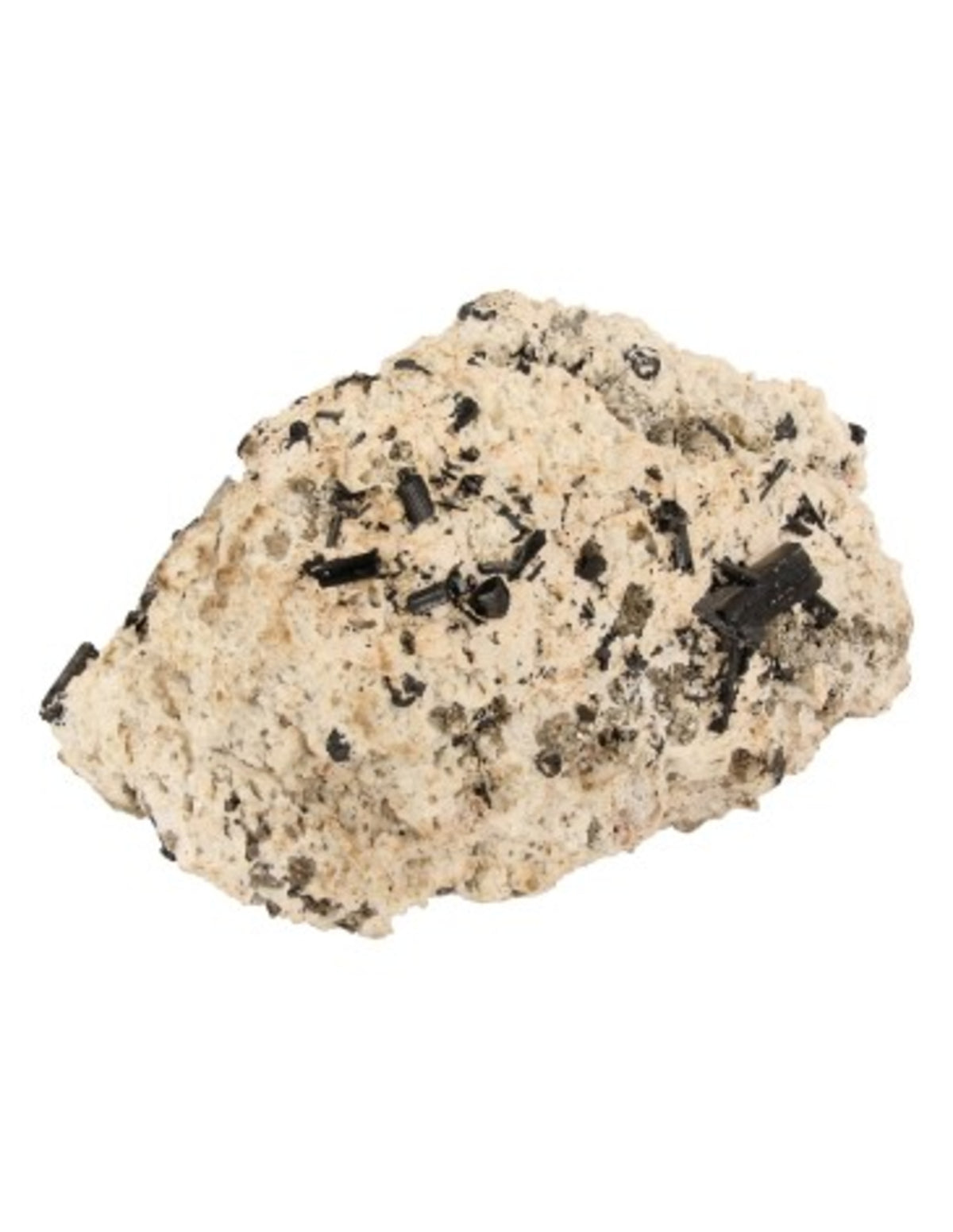 Svart turmalin med glimmer, rå, nr 6 (2,9 kg)