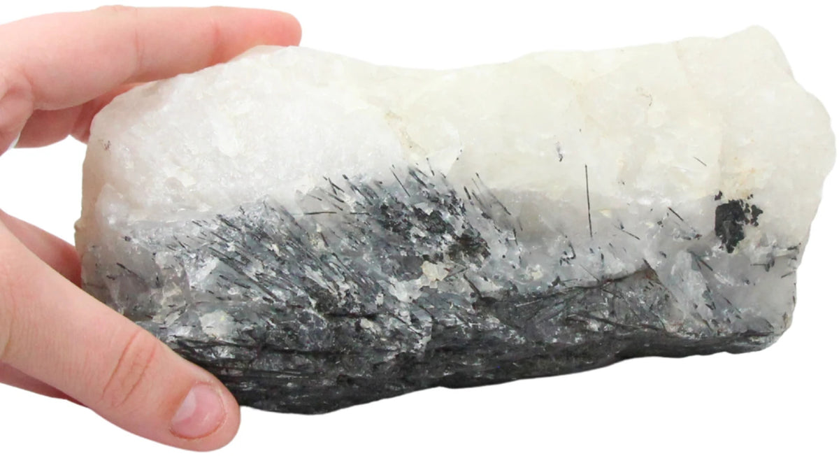 Turmalinkvarts rå, nr 16 (18 cm)